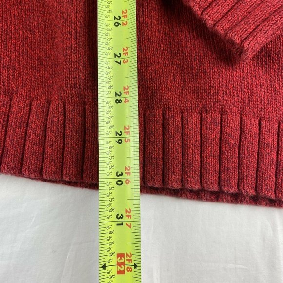 Tommy Hilfiger Mens Sweater Heather Red XXL Marled - Picture 10 of 11